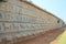 Stone art on the walls of Hajara Ramappa temple at Hampi, India