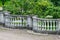 Stone balustrade fence