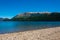 Stone beach. Gutierrez Lake. Bariloche, Argentina