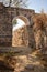 The Stone block Steps walk path in the Fort stock photograph image