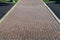 Stone blocks in the walkway granite