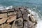 Stone breakwater