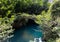 A stone bridge across the river at the Lingfeng Area of Mount Yandang in Yueqing, Zhejiang