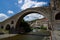 Stone bridge on Camprodon town in Catalonia