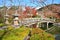 Stone bridge in Eikando Zenrinji heritage temple