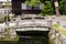 stone bridge japanese style in kiyomizu-dera temple, kyoto, japan