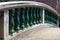 Stone bridge, Landscaping of a park in the backyard with a footpath for walks