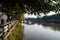 A stone bridge over the canal in Wenzhou, China in Nantang park