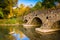 Stone bridge over a creek in Adams County, Pennsylvania.