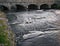 Stone bridge over the Garavogue River in Sligo