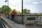 Stone bridge over le Loir river