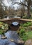 Stone Bridge over Stream Landscape