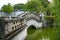 Stone bridge in a private garden during the Republic of China in Longzhou, Guangxi, China