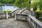 Stone bridge in a private garden during the Republic of China in Longzhou, Guangxi, China