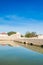 Stone bridge in town of Nin, Dalmatia, Croatia