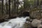 Stone Bridge and Waterfalls under Bridalveil Falls, Yosemite National Park, California