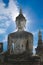 Stone Buddha with blue sky