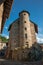 Stone building in the medieval village of Conflans