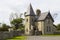 The stone built gate lodge at Classiebawn Castle in County Sligo