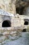 Stone built ovens in tufa rock