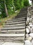 Stone built stairs