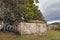 Stone cabin in mountain