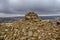 Stone cairn in the Peak District