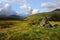 Stone cairn on Souther Fell