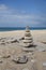 Stone Cairn At Spanisch Beach