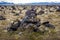 Stone cairns in Iceland