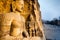 Stone carved Buddhas at Yungang Grottoes Datong, China