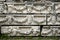 Stone carved masks and heads at Aphrodisias.