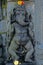 Stone carved Standing Ganesh Idol on a wall,Baijnath Temple Complex, Kangra,