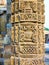 Stone carvings at pillars, Qutb Minar