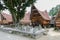 Stone chairs in Samosir - Sumatra, Indonesia