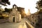 Stone chappel and church in Bol