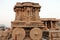 Stone Chariot - Vijaya Vitthala temple at Hampi, Karnataka - archaeological site in India - India tourism