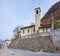 The stone church in Aldesago, Lugano, Switzerland