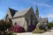 Stone church in french Brittany