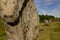 Stone circles in the village of Avebury, Wiltshire, UK.