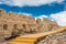 Stone City Site of Tashkurgan. a famous historic site on Pamir Mountains, Tashkurgan, Kashgar, Xinjiang, China.