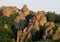 Stone cliff and rock in Belogradchik, Bulgaria