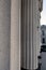 Stone column ancient classic architecture detail. exterior