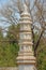 Stone column in front of the Sumeru Temple on Longevity Hill