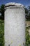 A stone column at the Roman Baths at Ankara in Turkey.