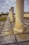 Stone Columnas at the Old Great Basilica in Pliska. The largest in Medieval Southeast Europe.