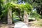 Stone covered Archway Path