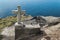 Stone cross in Cape Finisterre