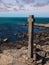 Stone cross at Diaz point