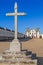 Stone Cross in front of the Church and Pilgrim lodgings of the Sanctuary of Nossa Senhora do Cabo